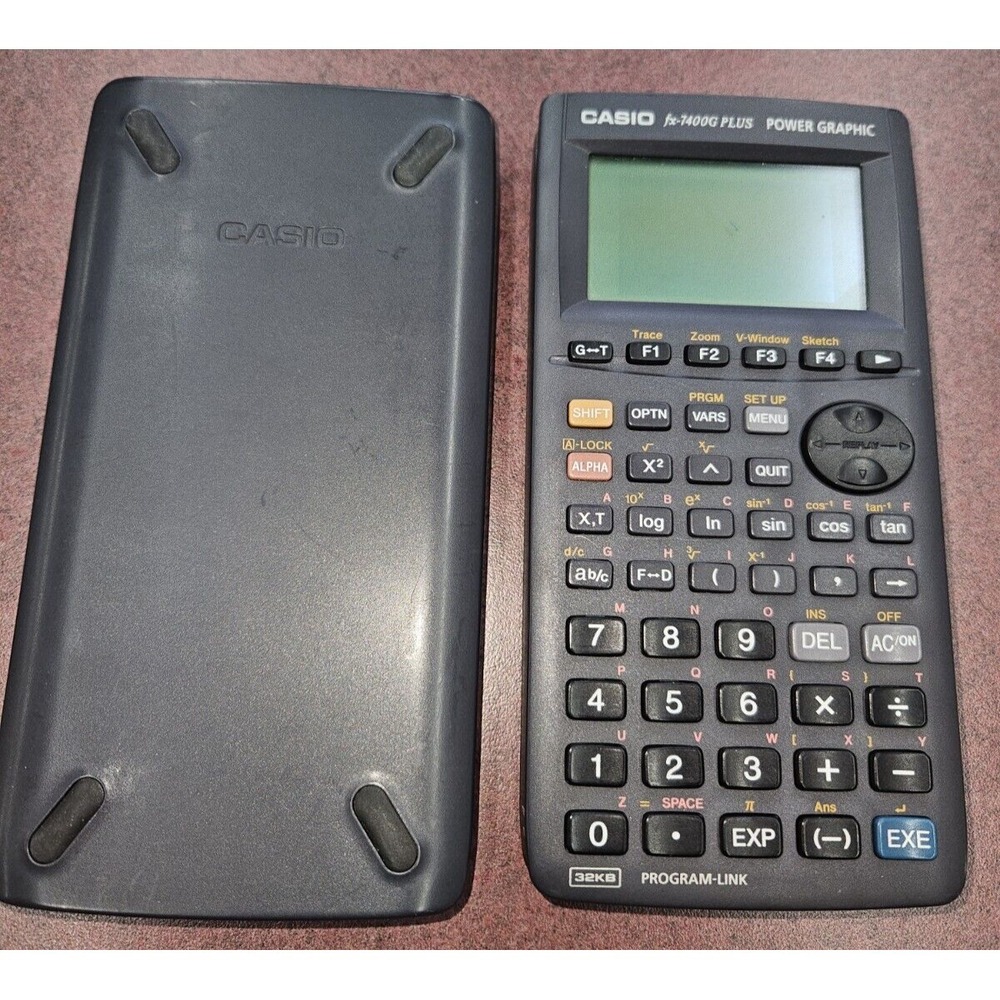 Casio FX-7400G Plus Power Graphic Calculator EUC Large Display + Cover *WORKS* - Picture 8 of 10